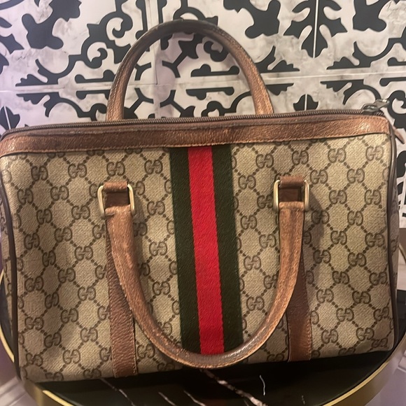 GUCCI 1980's era "Accessory Collection" GG monogram purse - Picture 2 of 8